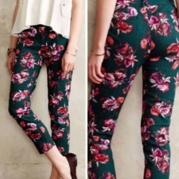 Cartonnier Charlie Hipster Hip Artsy Boho Bohemian Classy Work Ankle Trousers - Picture 6 of 9